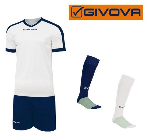 Givova Trikot Revolution weiß-dunkelblau